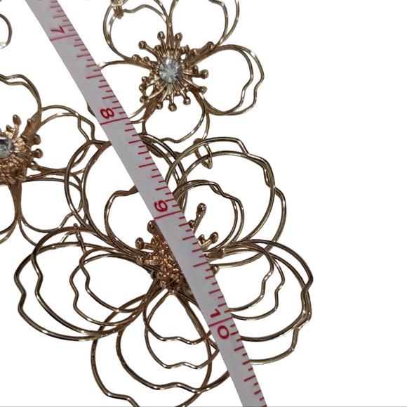 Flower wire necklace - Picture 2 of 3
